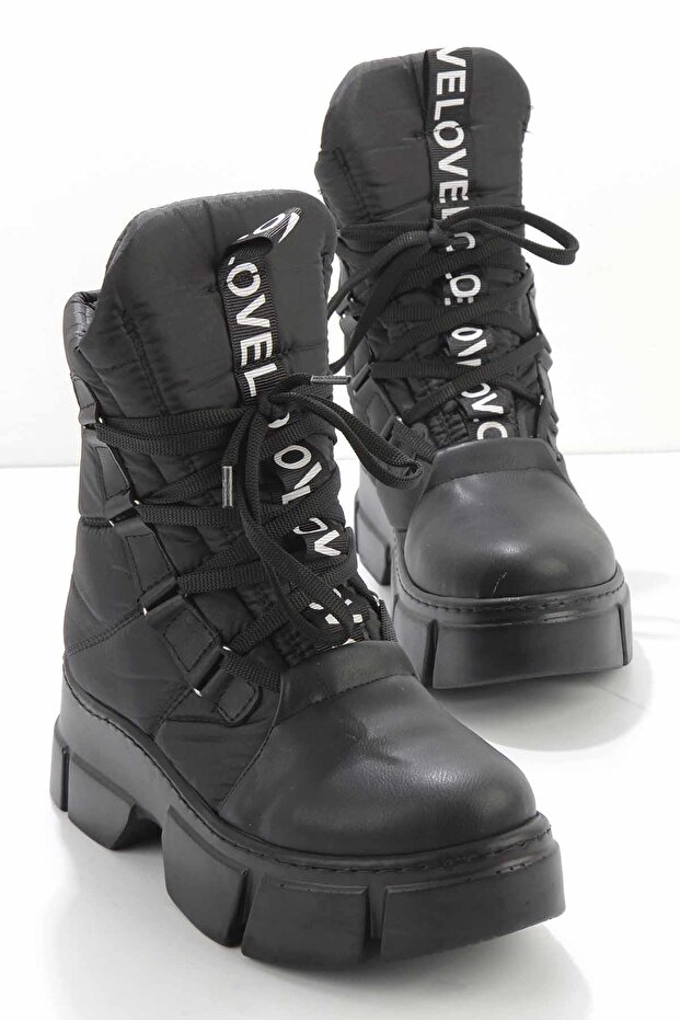 Siyah Kadın Bot & Bootie K02928040067 - 2