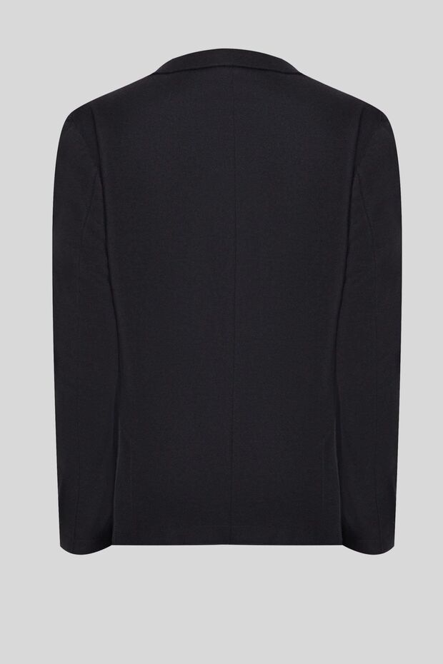 Erkek Yün Blazer Siyah - 2