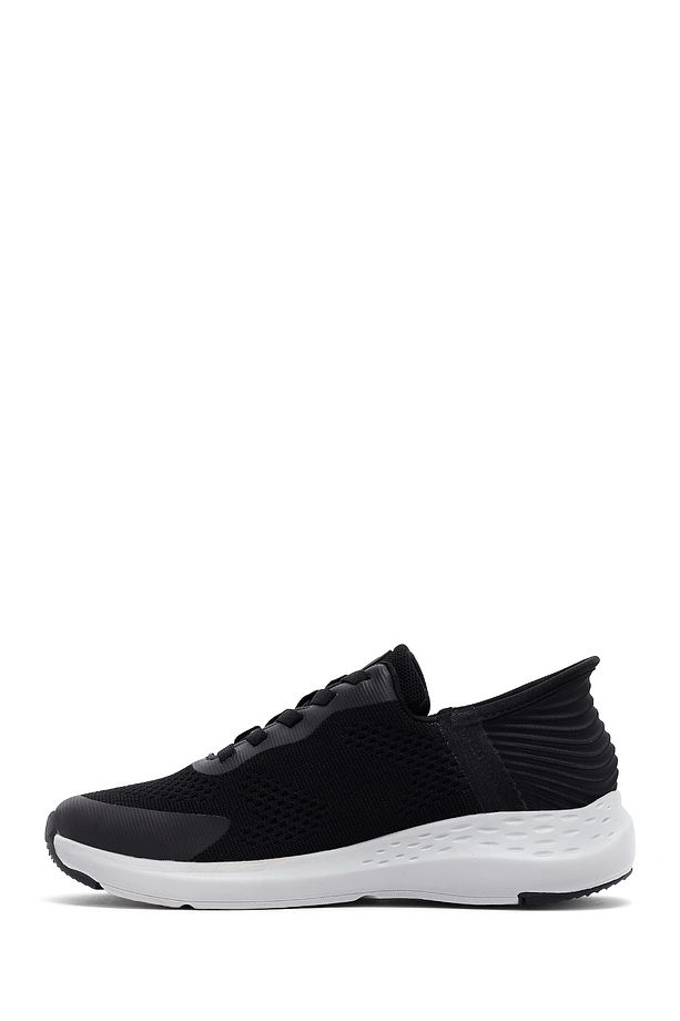 Zero Erkek Siyah Kalın Tabanlı Kumaş Sneaker 25sfd69486f - 2