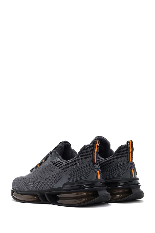 Zero Erkek Gri Bağcıklı Kalın Tabanlı Sneaker 25sfd69446f - 5