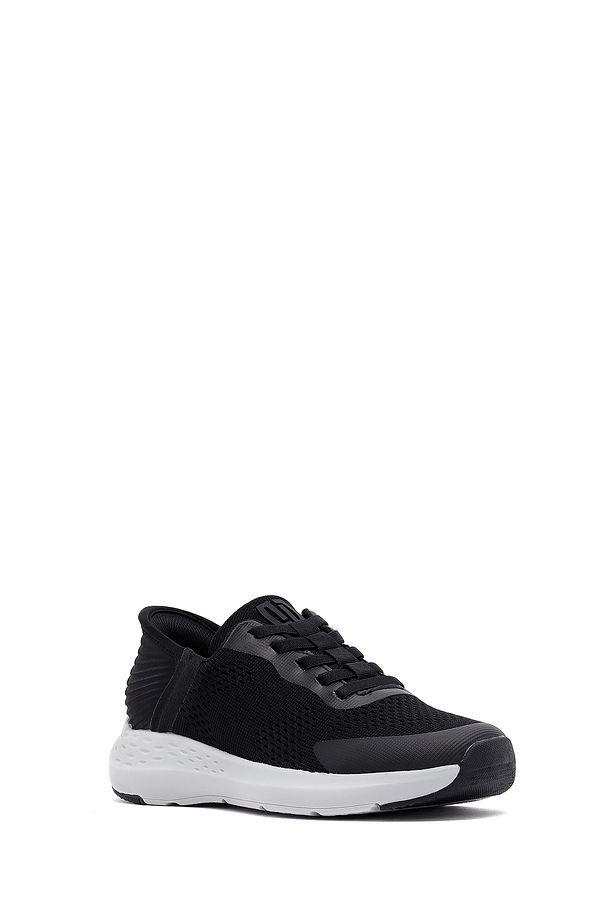 Zero Erkek Siyah Kalın Tabanlı Kumaş Sneaker 25sfd69486f - 6