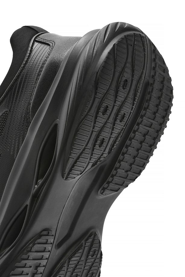 Erkek Siyah Kalın Tabanlı Bağcıklı Kumaş Sneaker 25SFD695414 - 8