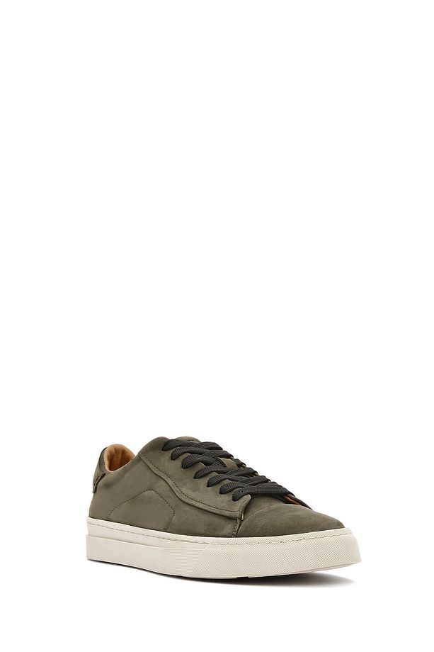 Erkek Haki Bağcıklı Nubuk Deri Sneaker 25sfd6105v3 - 6