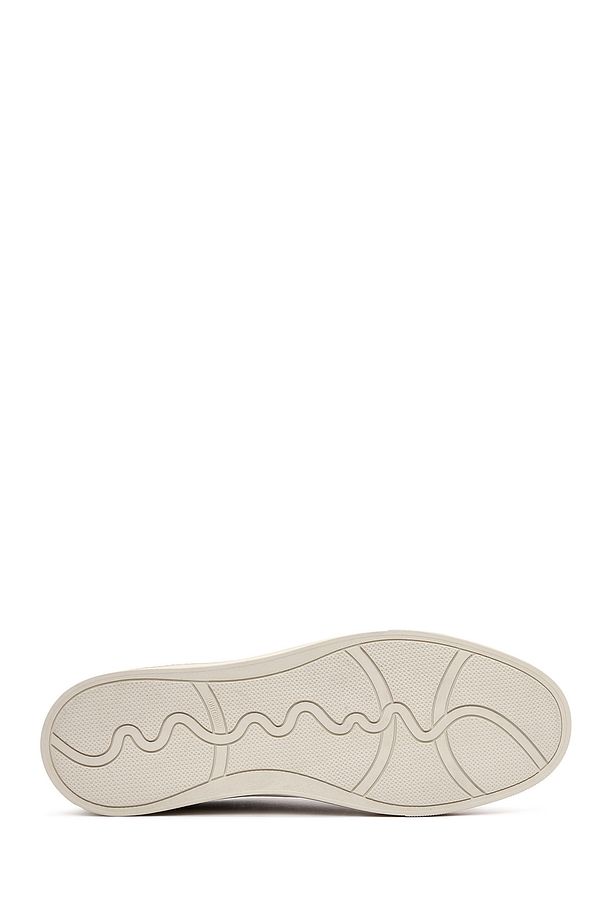 Erkek Bej Bağcıklı Nubuk Deri Sneaker 25sfd6105v3 - 4