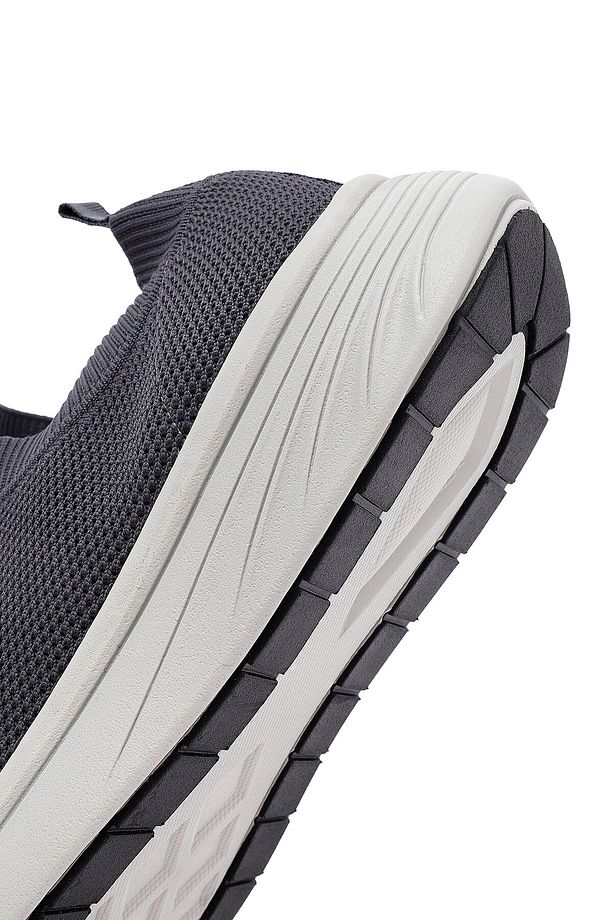 Zero Erkek Gri Kalın Tabanlı Kumaş Sneaker 25sfd69526f - 8