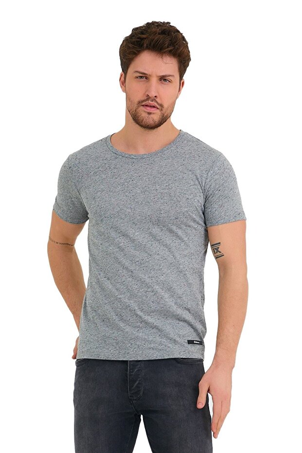 Grimelanj Baskısız Basic Kısa Kol Tişört - 2