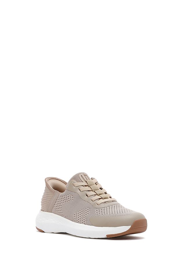 Zero Erkek Bej Kalın Tabanlı Kumaş Sneaker 25sfd69486f - 6