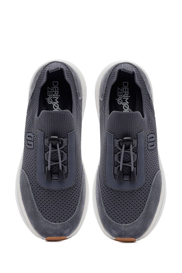 Zero Erkek Gri Kalın Tabanlı Kumaş Sneaker 25sfd69506f - 7