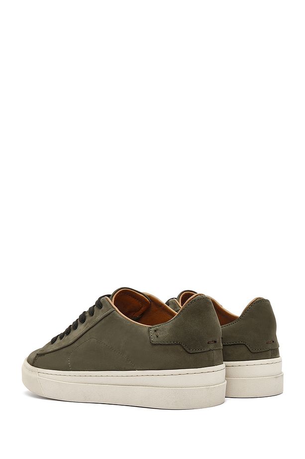 Erkek Haki Bağcıklı Nubuk Deri Sneaker 25sfd6105v3 - 5