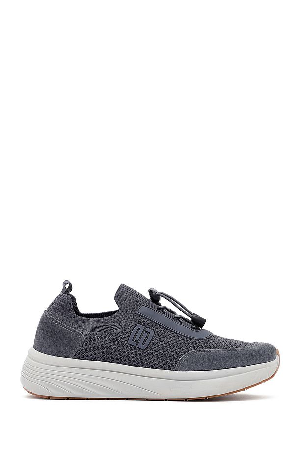 Zero Erkek Gri Kalın Tabanlı Kumaş Sneaker 25sfd69506f - 1
