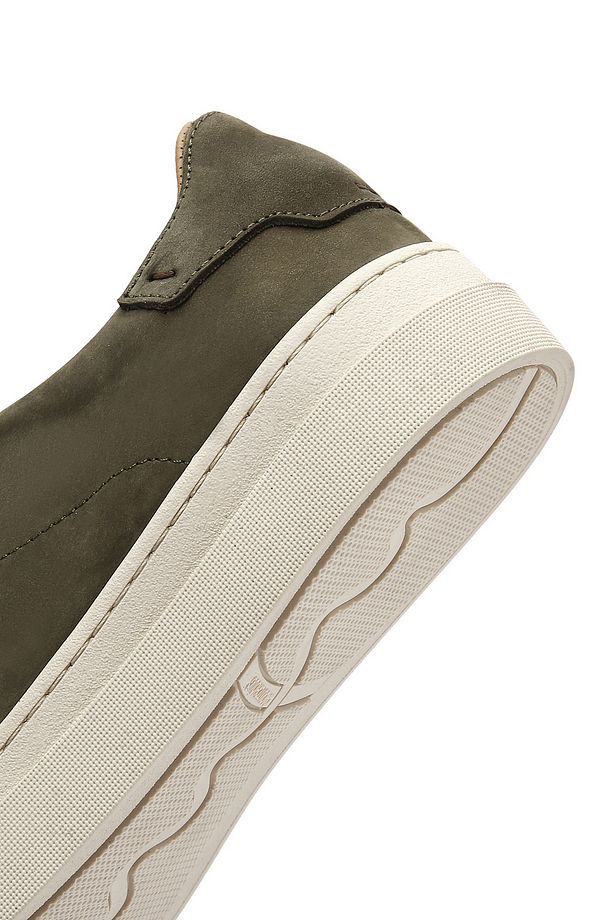 Erkek Haki Bağcıklı Nubuk Deri Sneaker 25sfd6105v3 - 8