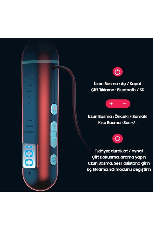 Mıknatıslı Başlık Hafif Tasarım Uzun Pil Ömrü Wireless Kulaklık 430 Saat - 5