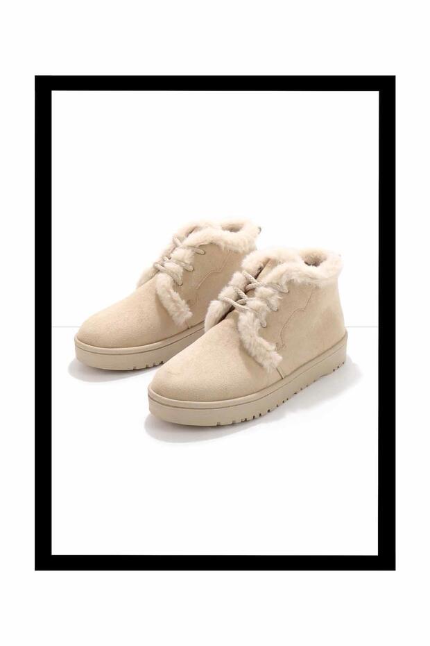 Bej Kadın Bot & Bootie K02393100002 - 1