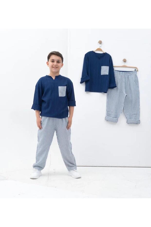 Boys 2-Piece Muslin Set