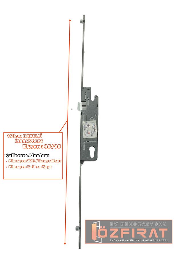 Pvc Kapı Ispanyolet 180cm-ito Marka - 4