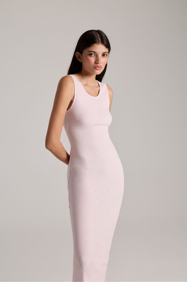 Aditya Ribana Elbise - Pembe - 1