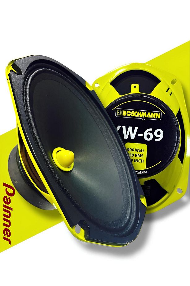 Bm Audıo 900 Watt 150 Rms Oval Midrange Mermi Göbek Oto Hoparlör Amfi Uyumlu 2 Adet - 4