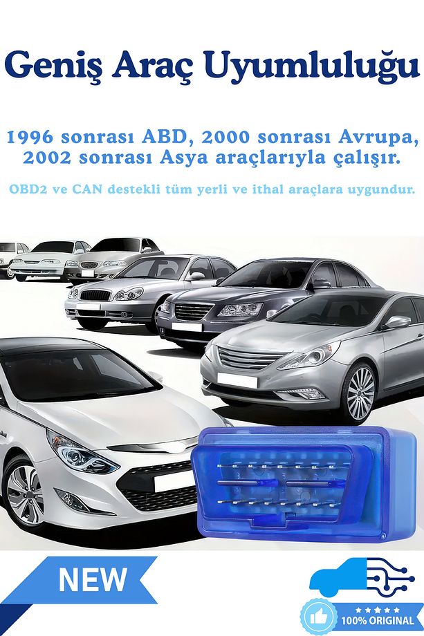 Elm327 Araç Arıza Tespit Cihazı – Orijinal Pıc18f25k80 Çift Çipli, Ios Ve Android Uyumlu V1.5 - 8
