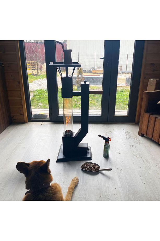 FÜZE PELET SOBASI İÇİN UYGUN 60 CM UZUNLUKTA CAM (SADECE CAM GÖNDERİLİR) - 5