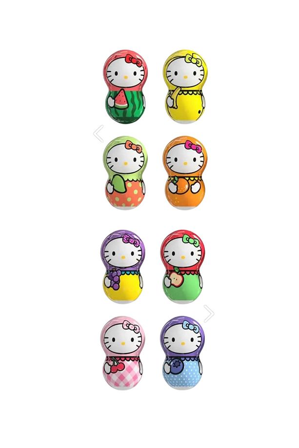 Unibon Hello Kitty Lisanslı Hacıyatmaz Oyuncak Figür Karakter Ve Şekerleme 5 Adet - 4