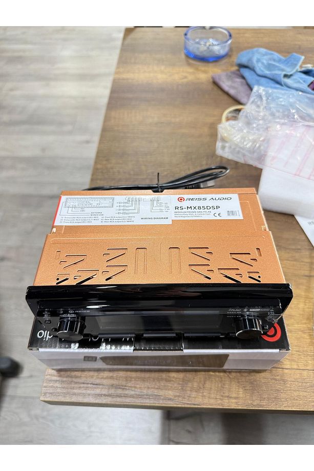 Rs-mx85dsp 3amfi Çıkışlı Profesyonel Dsp Işlemcili Oto Teyp Rgb Işıklı Bluetooth-usb Tesisat Teyibi - 2