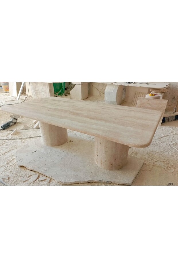 Traverten Orta Sehpa - 1