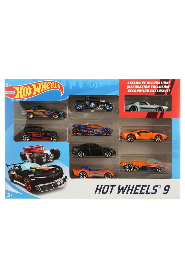 9 Lu Araba Seti Hotwheels Araba 9 Lu Set - 1