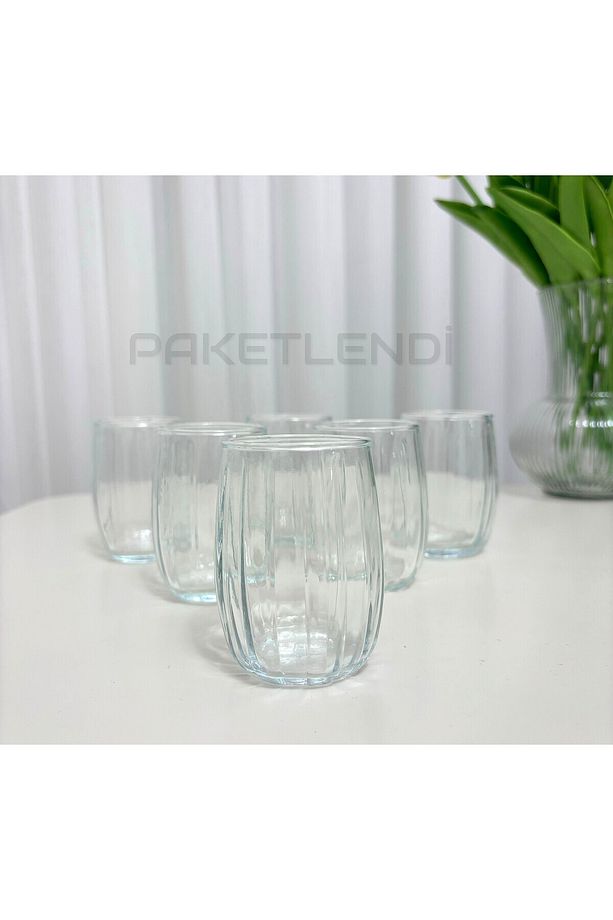 Linka Kahve Yanı Su Bardağı - 120ml 6 Adet Linka Kahve Yanı Bardak - 1