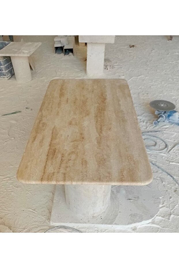 Traverten Orta Sehpa - 4