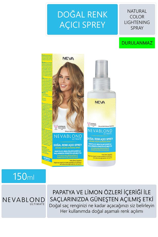 Doğal Renk Açıcı Papatya Özü Sprey 150 ml - 1