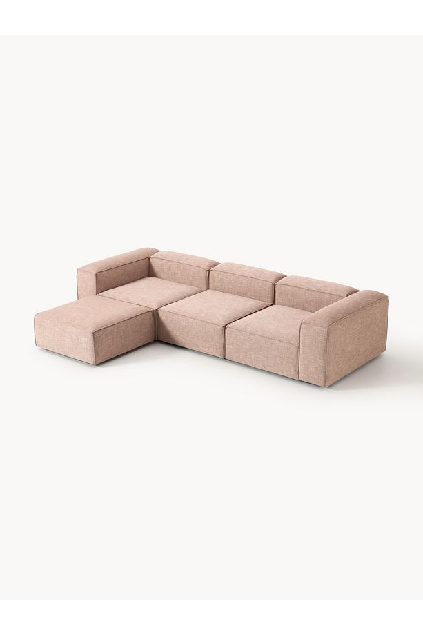 Lego Modüler Koltuk Takımı Kırık Kırmızı Boucle Kumaş - 4