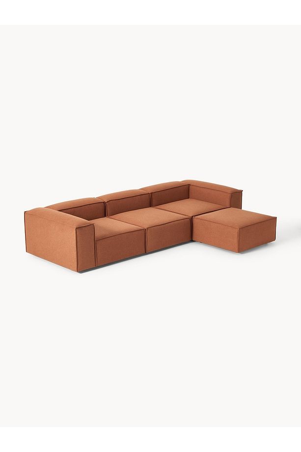 Lego Modüler Koltuk Takımı Kırmızı Boucle Kumaş - 5