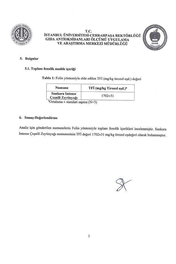 1500 Ultra Yüksek Polifenollü Intense Zeytinyağı 250 ml - 6