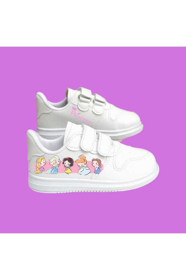 Cute Girl Princess Printed Sneakers Girls Kids Sneakers
