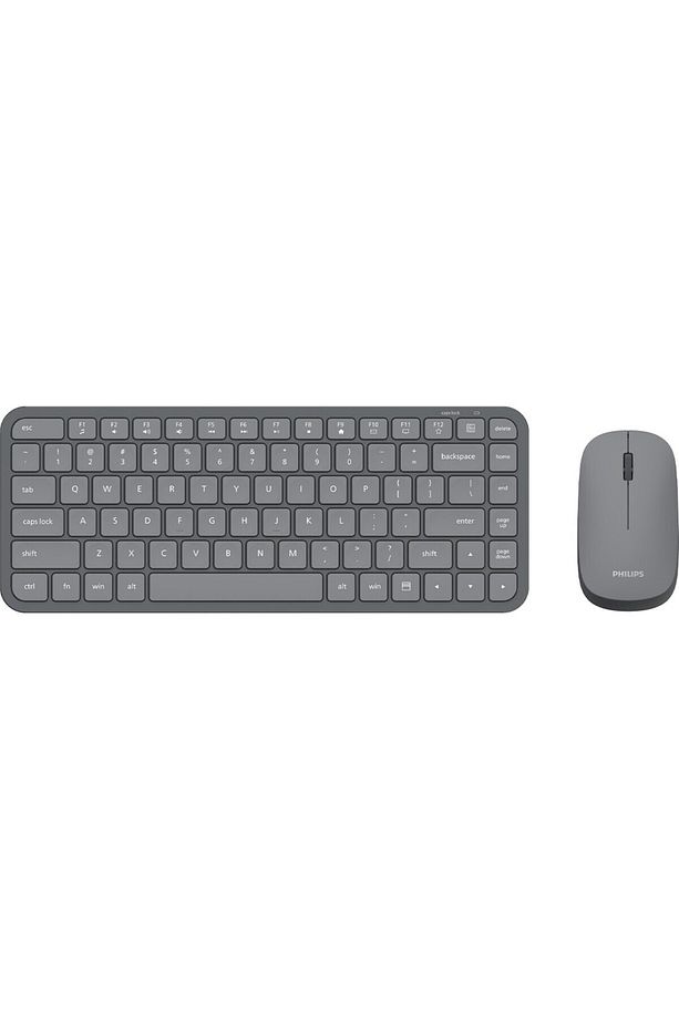 SPT6338 Kablosuz Set Wireless Set Kablosuz Klavye Kablosuz Mouse Türkçe Q Klavye ve Mouse Seti GRİ - 2