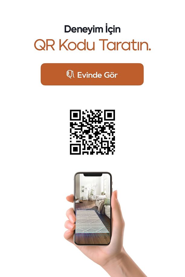 Galata Yumuşak Dokulu Modern Desen Krem Oturma Odası Salon Mutfak Genç Odası Halısı - 2