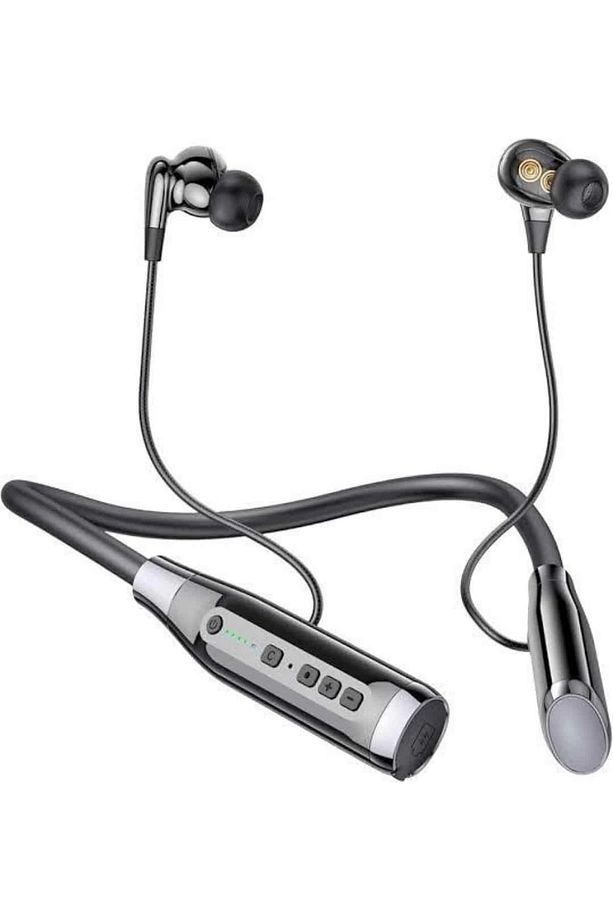 Boyun Bantlı Kulak İçi Kablolu Yüksek Ses Kaliteli Bluetooth Kulaklık - 3