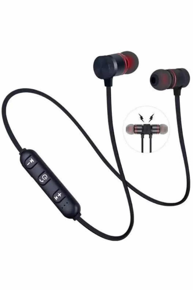 Bluetooth Bağlantılı Kablolu Mıknatıslı Sport Kulaklık - 3