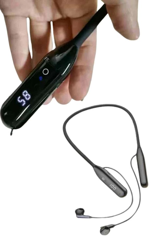 Kablolu Kulak İçi Bluetooth Kulaklık 100 Saat ANC Özellikli Boyun Bantlı - 4