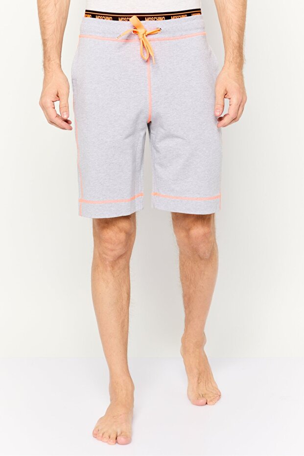 Men Heather Drawstring Homewear, Green