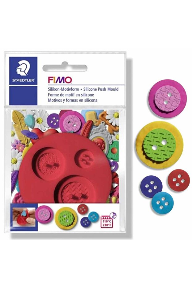 FIMO button mold - 1