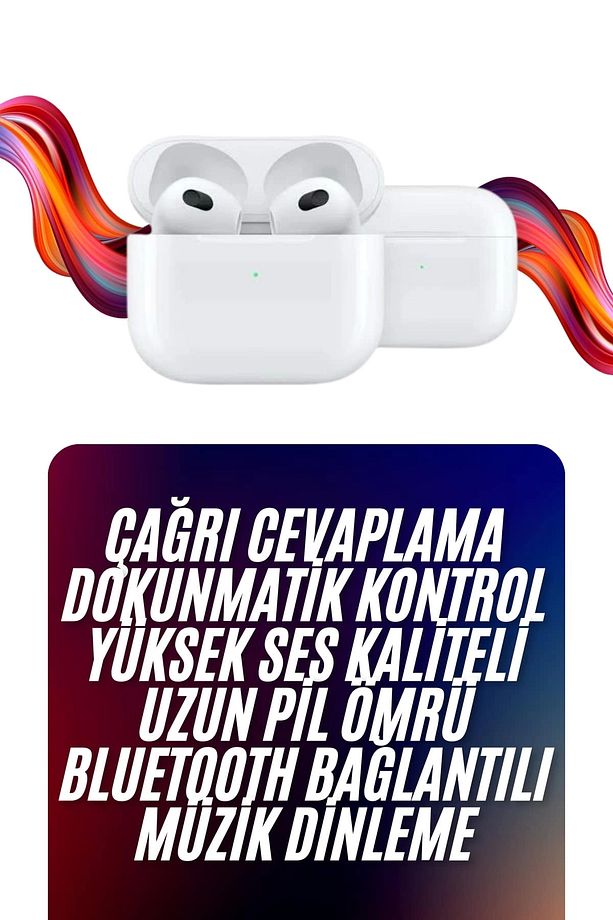 Yeni Nesil Kulak İçi Bluetooth Kulaklık Kablosuz Sesli Asistan - 2