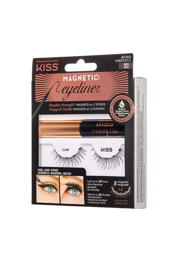 Manyetik Bütün Takma Kirpik Ve Eyeliner Uzun - 3