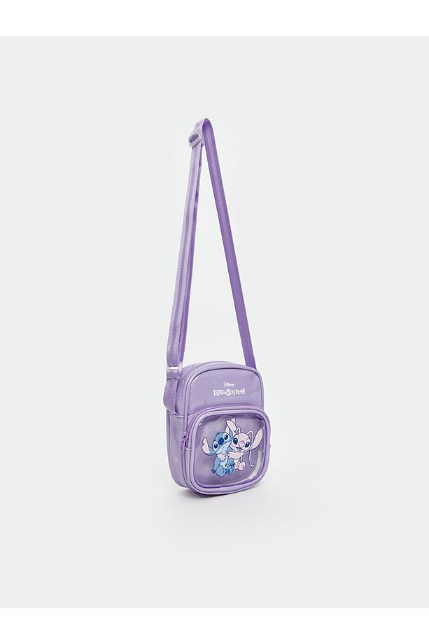 Lilo ve Stitch Baskılı Kız Çocuk Omuz Çantası - 3