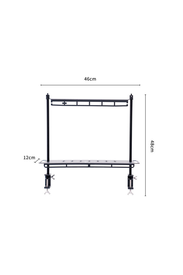 Low Style TARKA Lighweight Camping Storage Shelf Aluminum Alloy Detachable Organizer Rack Table Lant