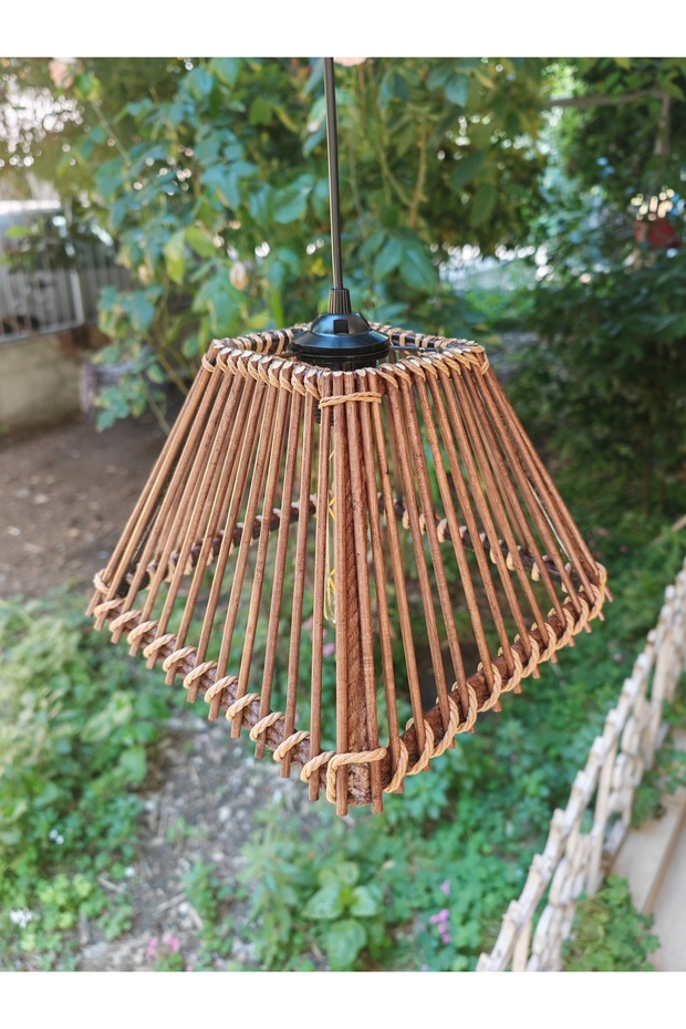 Rattan Bambu Halat Avize - 3