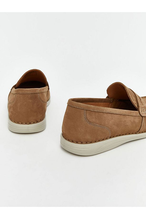 Süet Erkek Loafer Ayakkabı - 5
