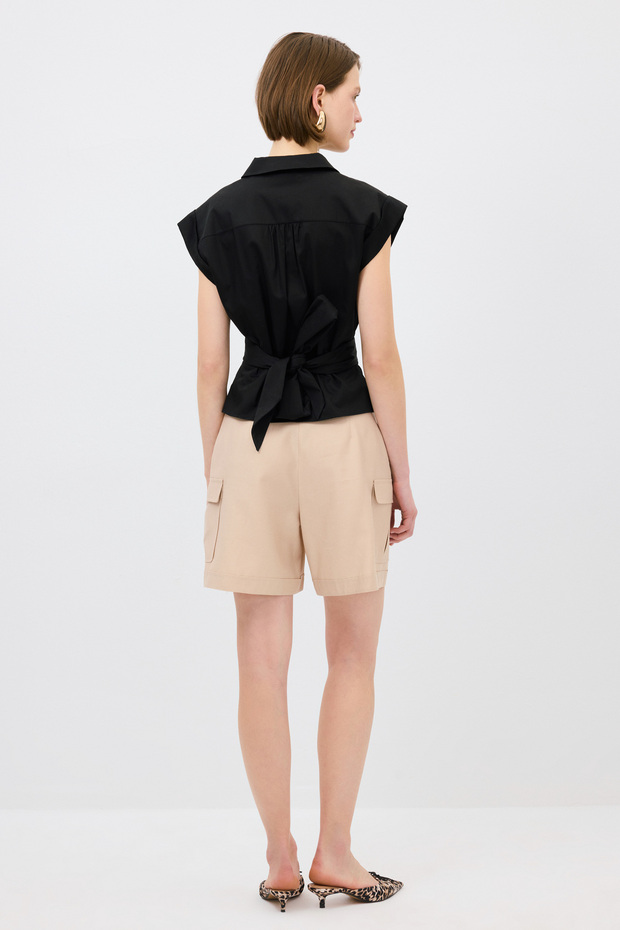 V Yaka Kolsuz Gömlek - 6