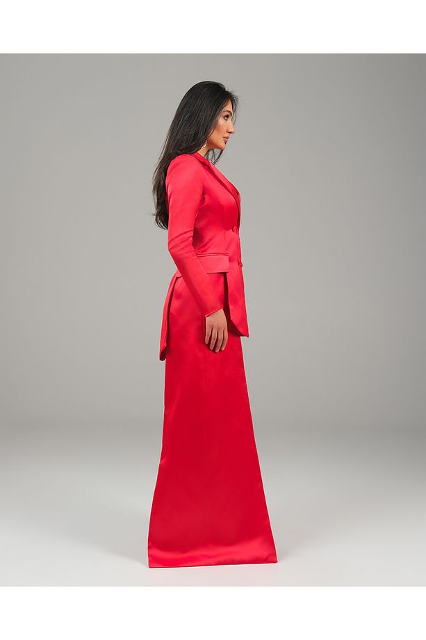 Opera Elbisesi - İpek Elbise Blazer - 7