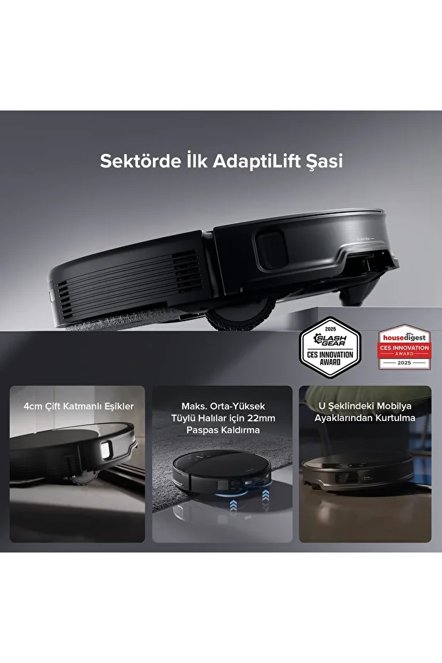 Saros 10R Akıllı Robot Süpürge - 3